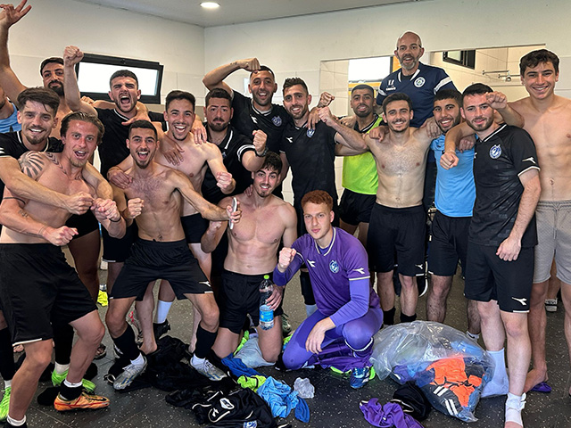 שחקני מודיעין בסיום המשחק